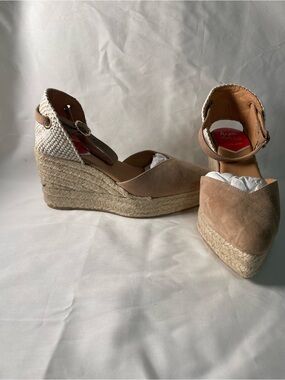 María Victoria Antre Espadrille Suede Sandals US Size 5 European/Spanish Size 35